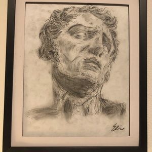 SUPER DETAILED CHARCOAL DRAWING